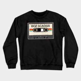 kurniamarga vintage cassette tape boz scaggs Crewneck Sweatshirt